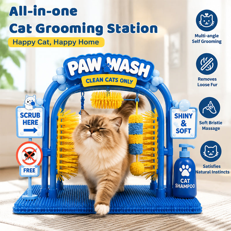 Cat Combing Station-HandPrint