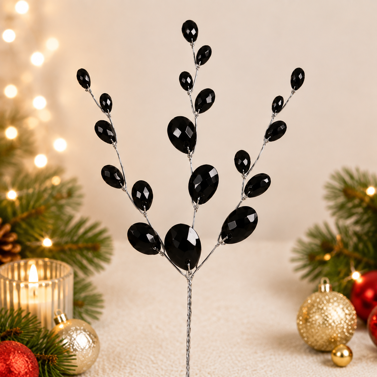 🎄 Sparkling Crystal Branch Christmas Tree Ornament-HandPrint