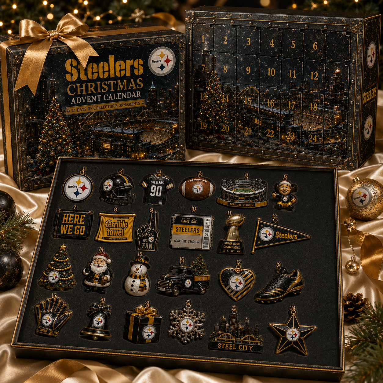 🎄 Here We Go! Football Christmas Advent Calendar-HandPrint