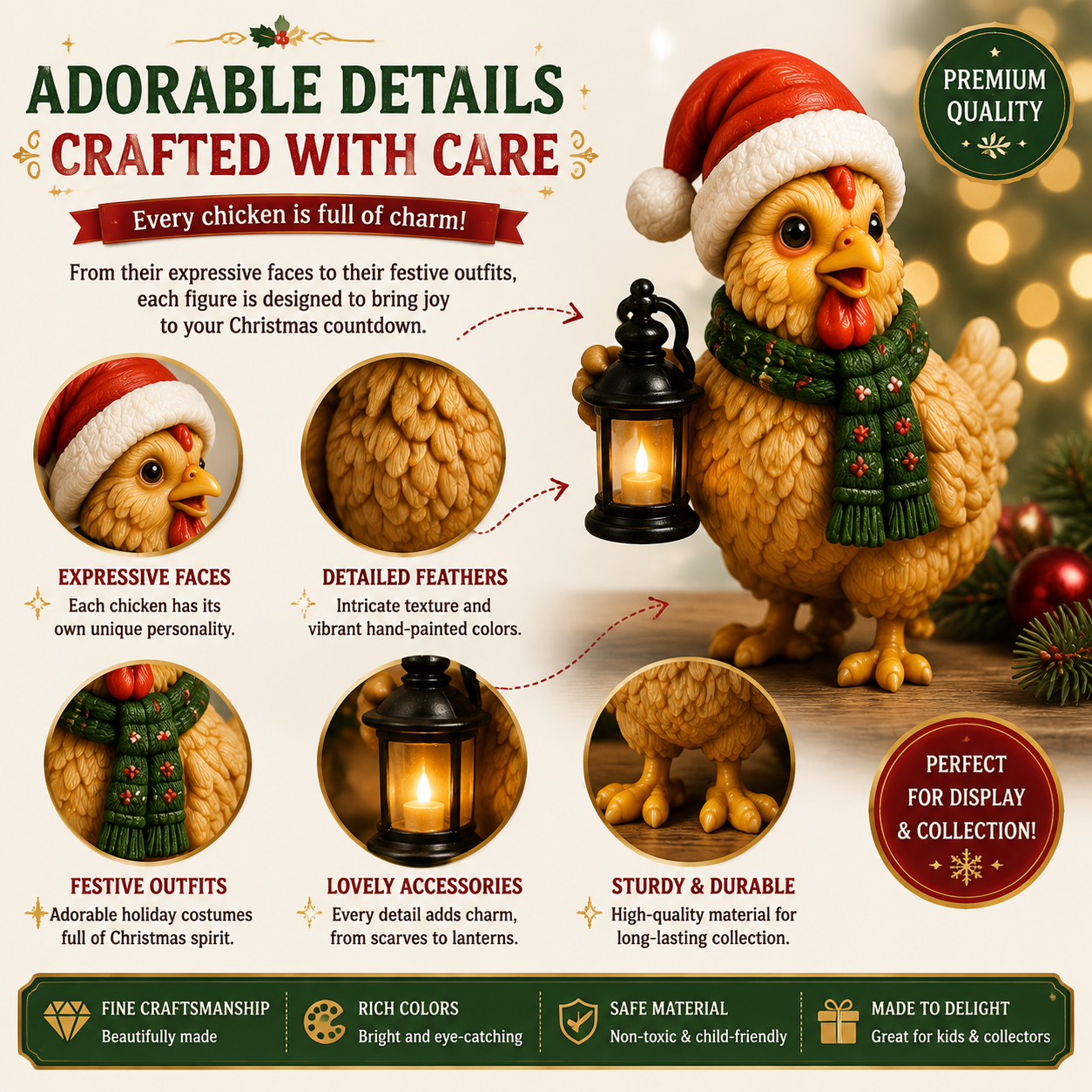 🐔 24 Days of Christmas Chicken Magic Starts Here 🎄-HandPrint