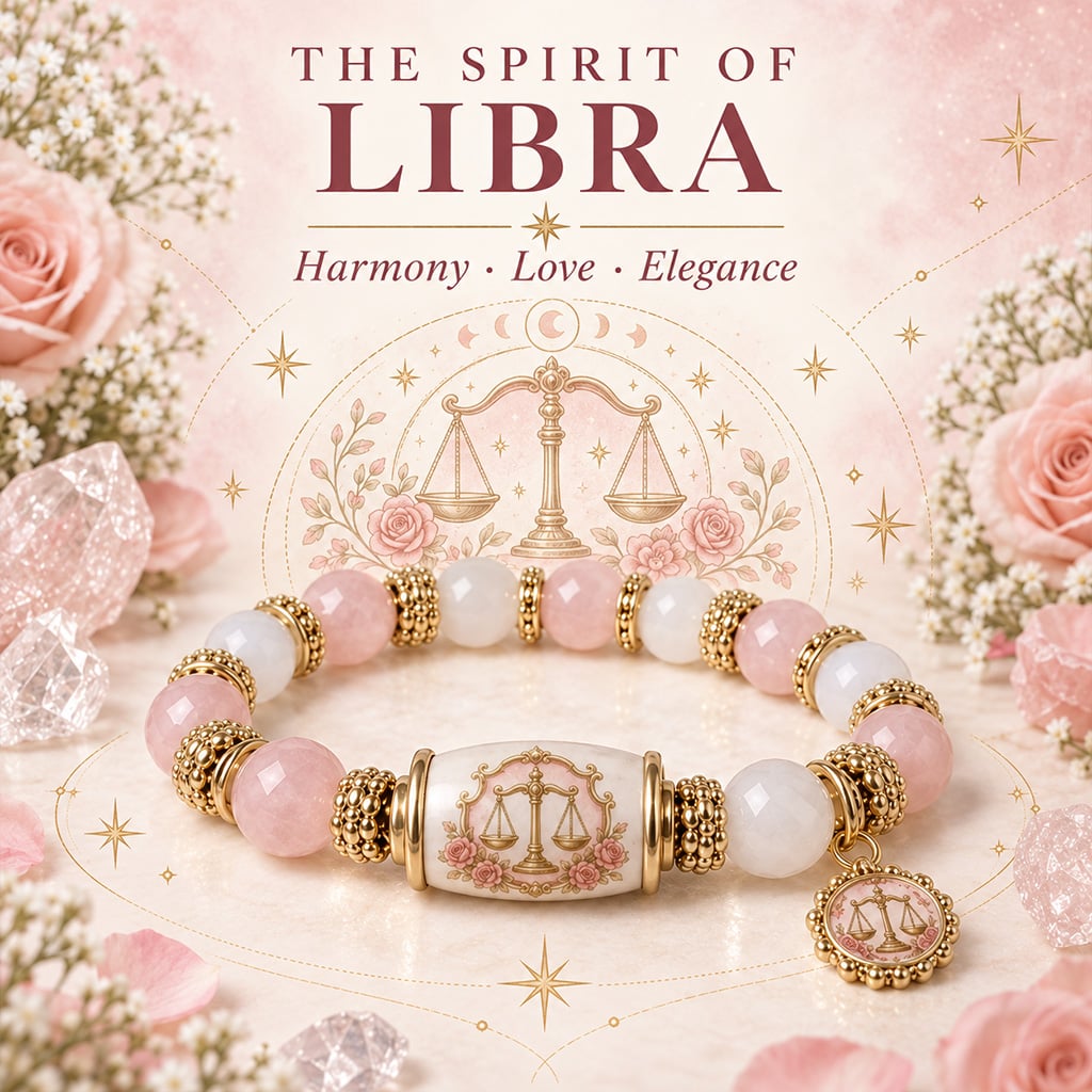 【🔥Limited Edition🔥】💫 12 Zodiac Bracelet – Natural Chalcedony, Your Sign, Your Energy-HandPrint