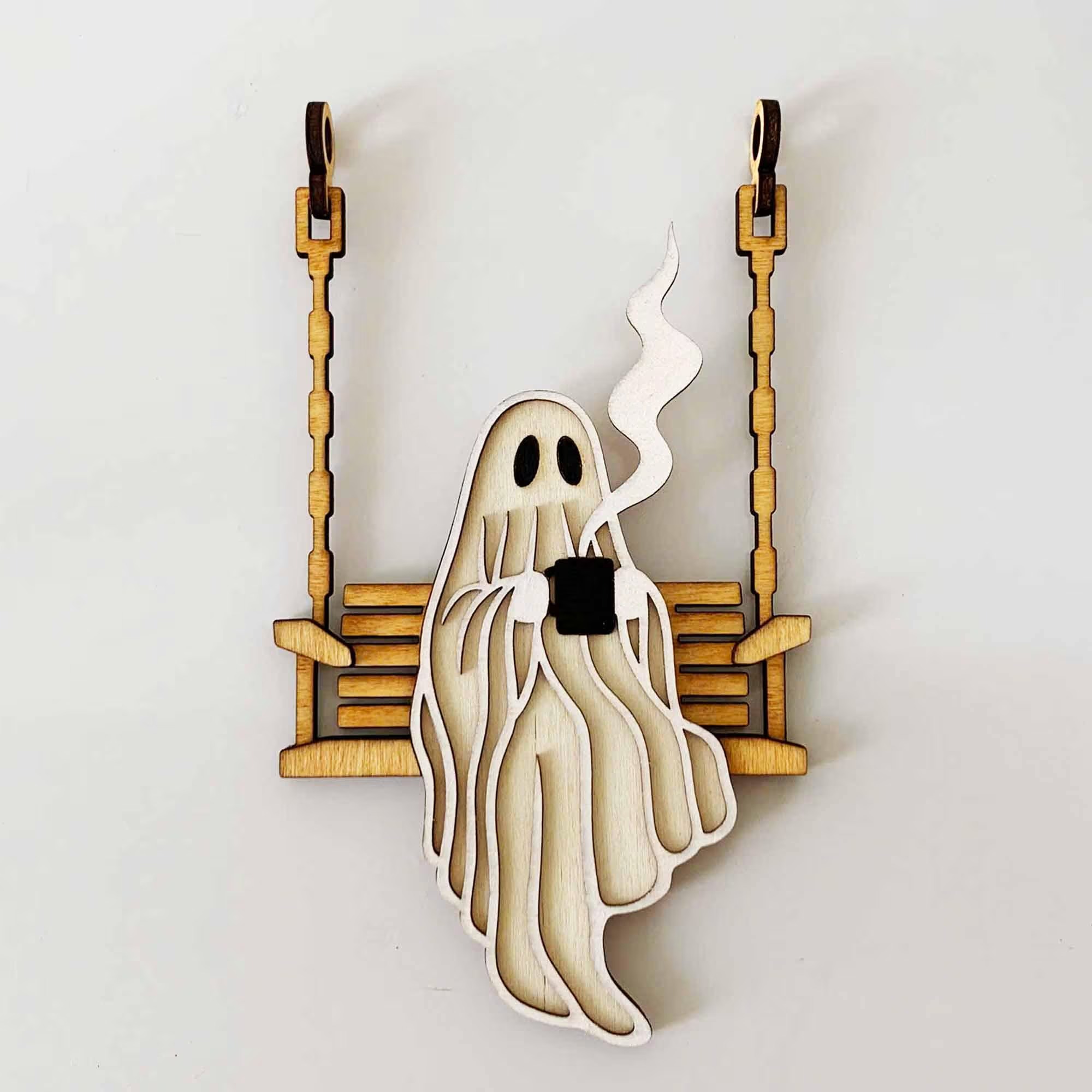 Cute Ghost Halloween Decor-HandPrint
