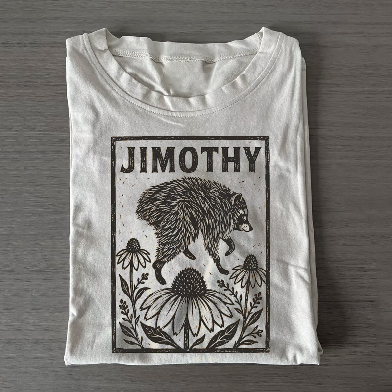 Jimothy Raccoon T-shirt-NaturexCraft