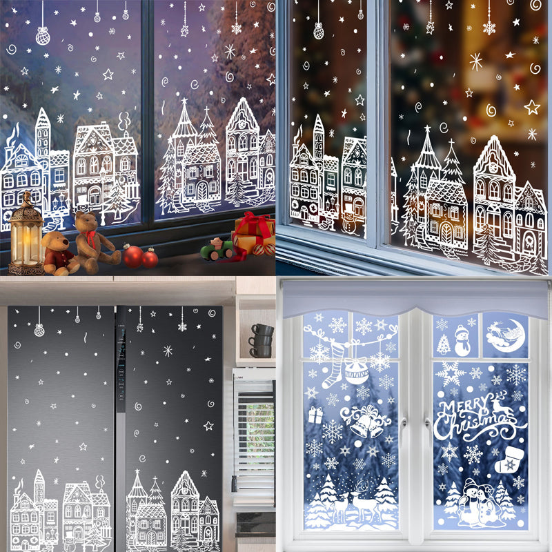 Christmas Village Stickers-HandPrint