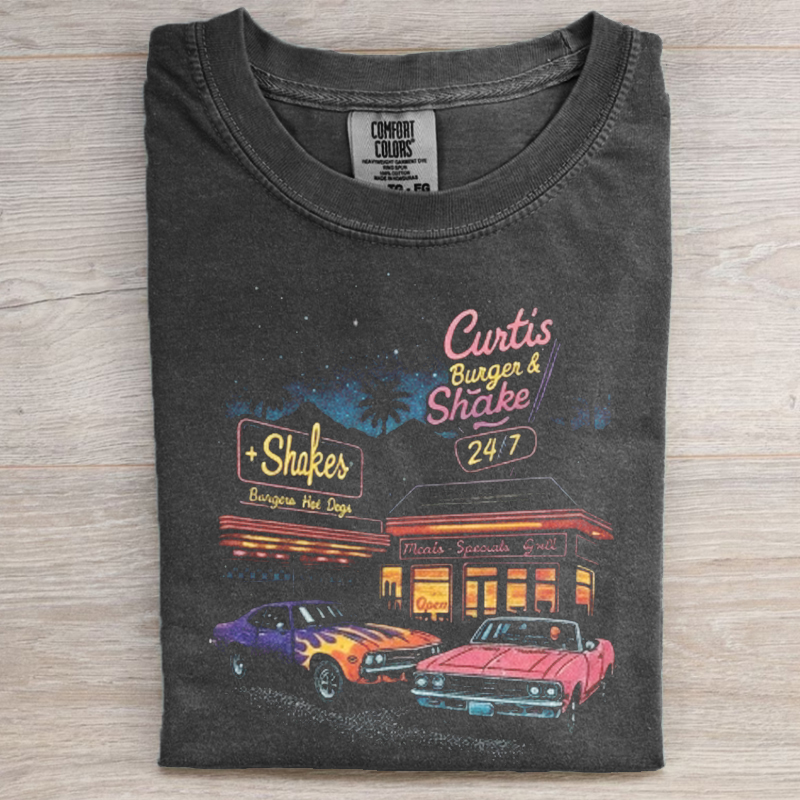Muscle Car Vintage 90s Style Graphic T-shirt-NaturexCraft
