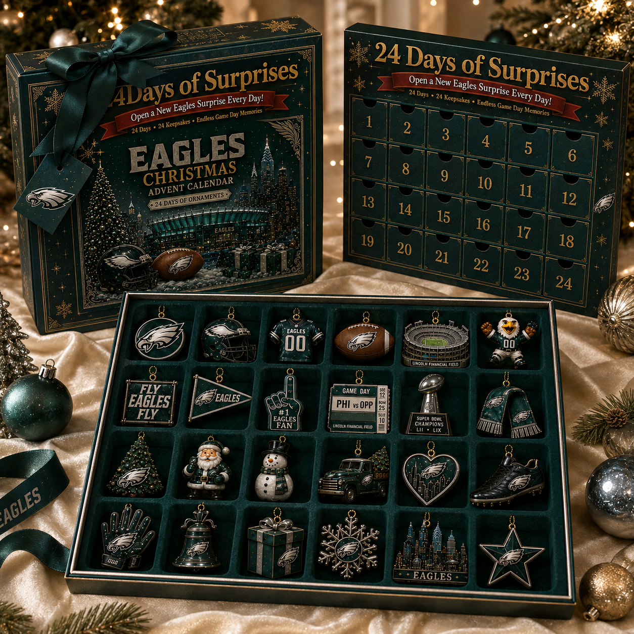 🎄 Eagles Christmas Advent Calendar-HandPrint