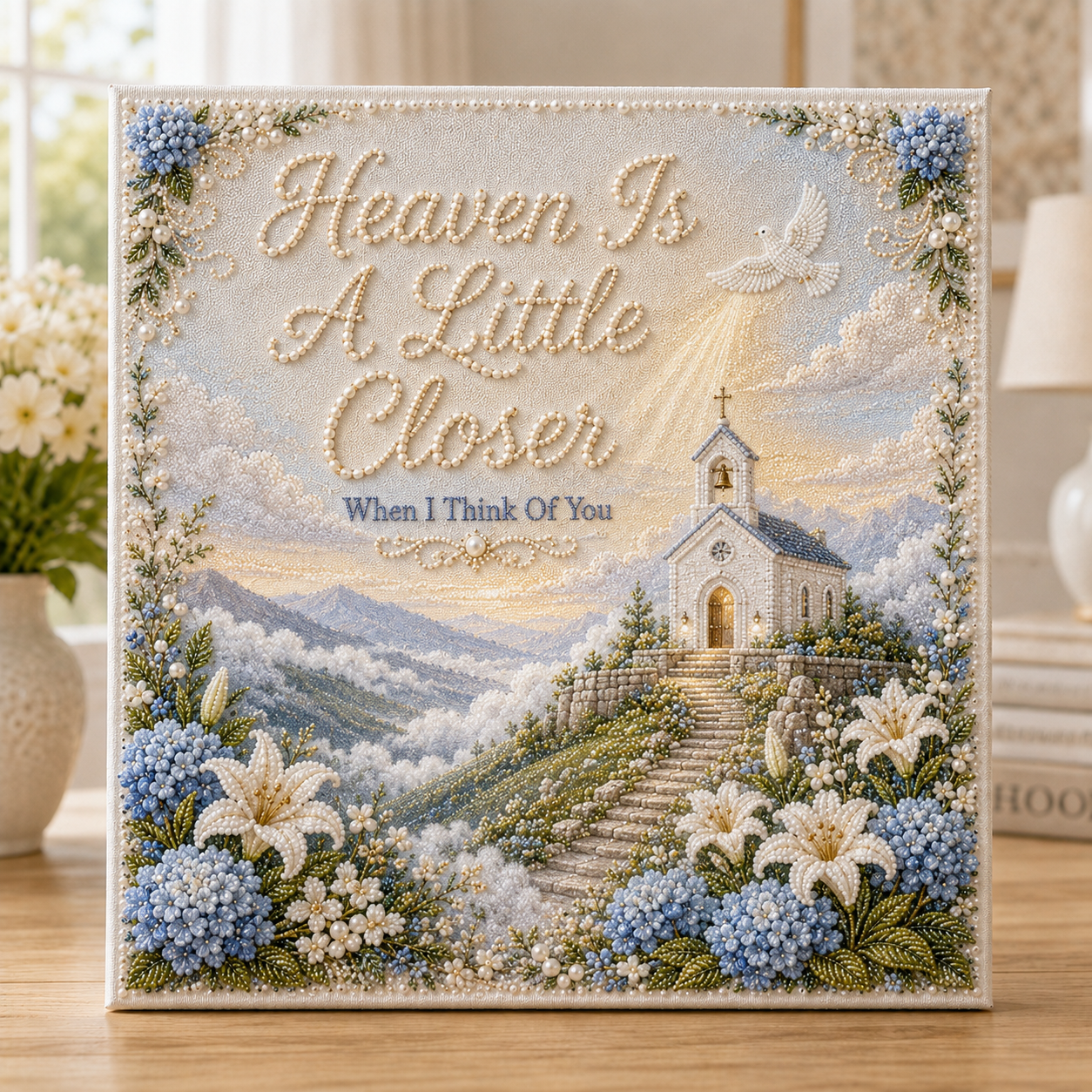 🕊️ Heaven & Remembrance Pearl Art Kit Collection-HandPrint