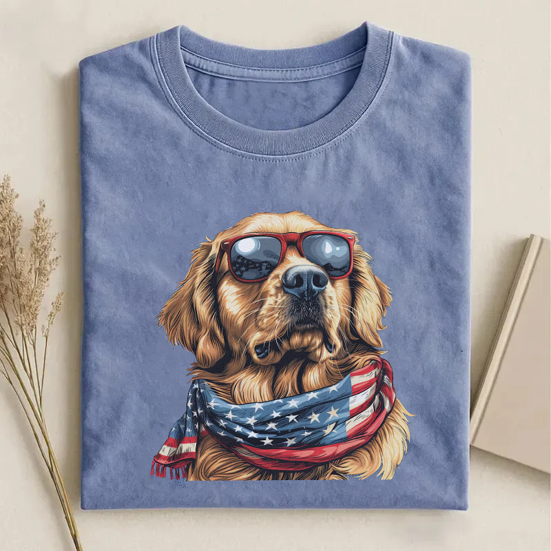 Patriotic Dog Breed T-shirt-NaturexCraft