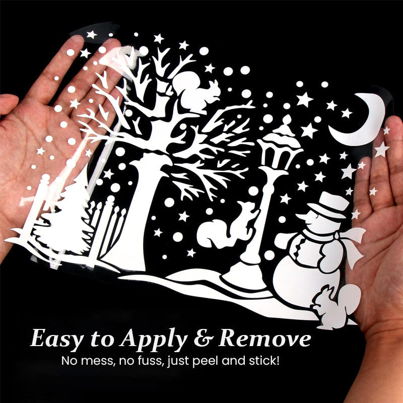 Christmas Village Stickers-HandPrint