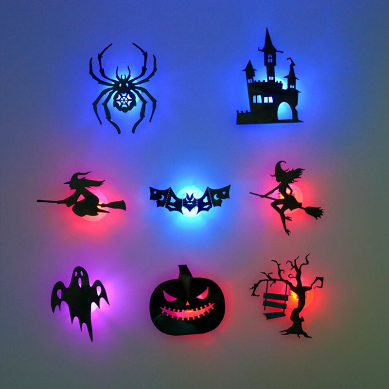 Halloween LED Glow Wall Stickers-HandPrint