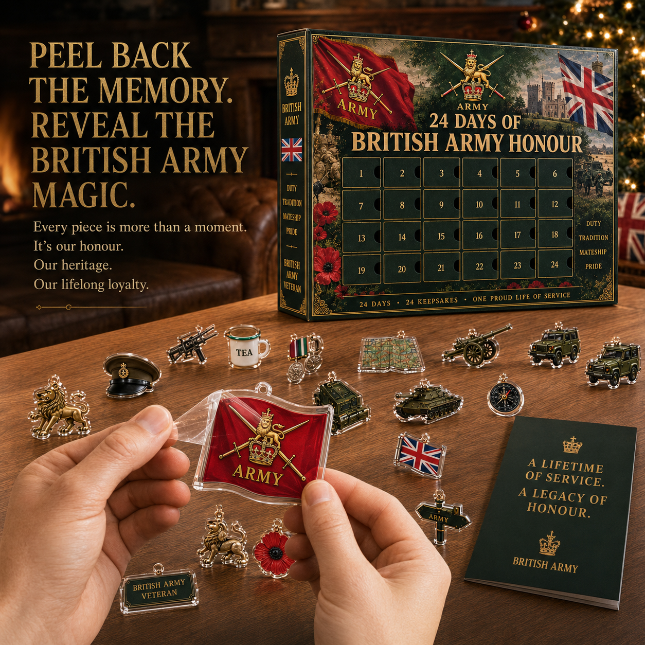 🎄 24 Days of British Army Honour Advent Calendar-HandPrint