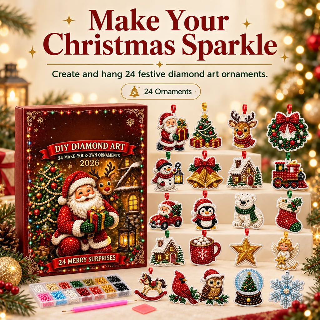 🎄24 Christmas Ornaments To Make & Hang-HandPrint