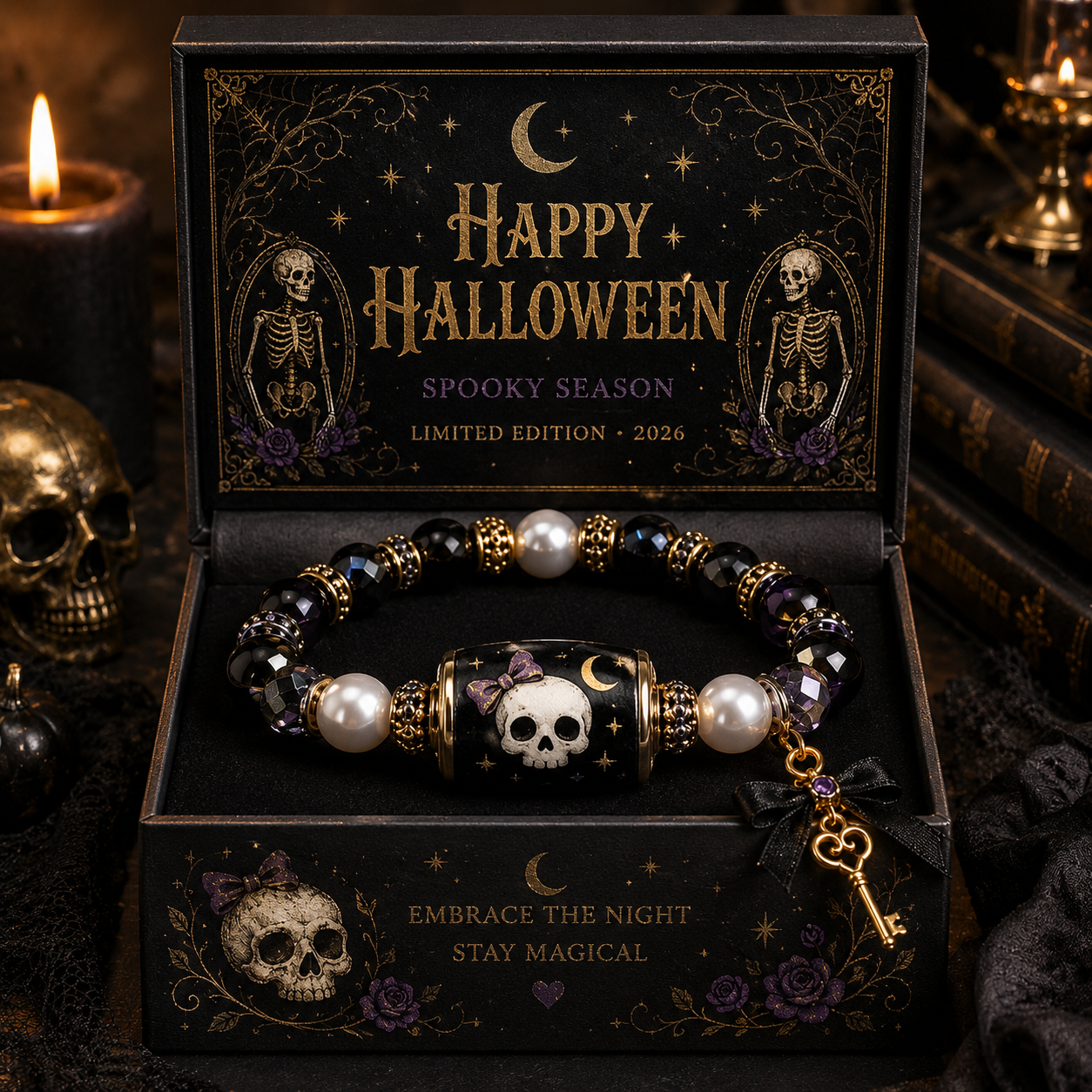 2026 Limited Edition Halloween Story Bracelet-HandPrint