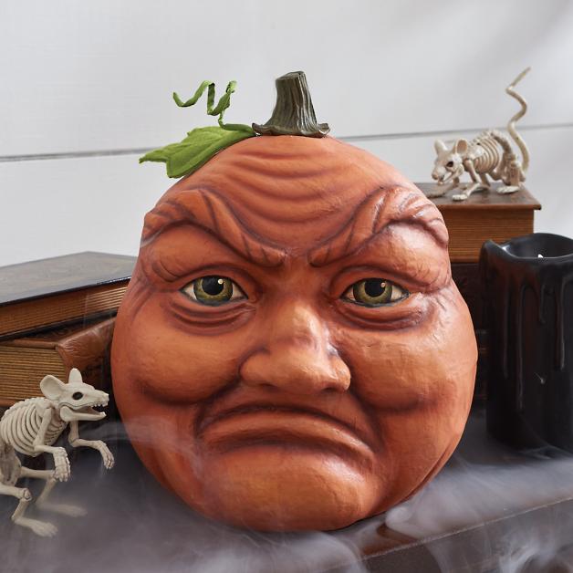 Expressive Pumpkin Garden Decoration Indoor Decorations-HandPrint
