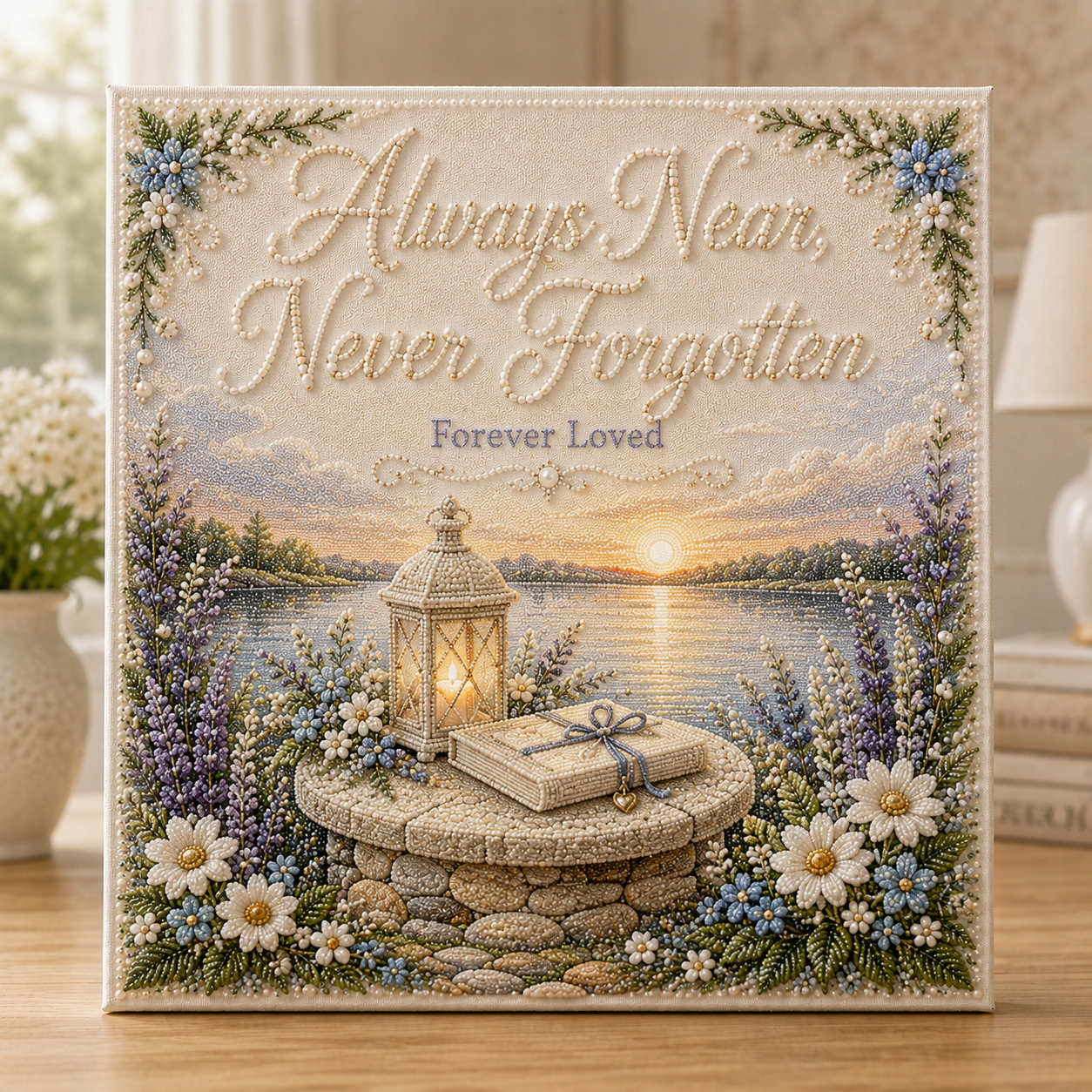 🕊️ Heaven & Remembrance Pearl Art Kit Collection-HandPrint