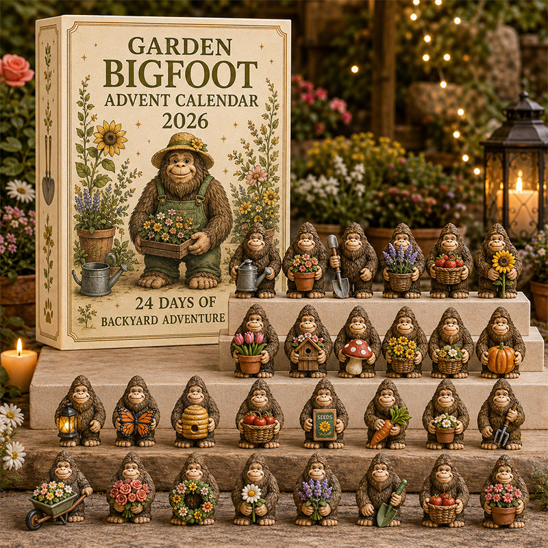 👣🎄 Bigfoot Advent Calendar 2026 – 24 Days of Wild Adventures 🎁🌲-HandPrint
