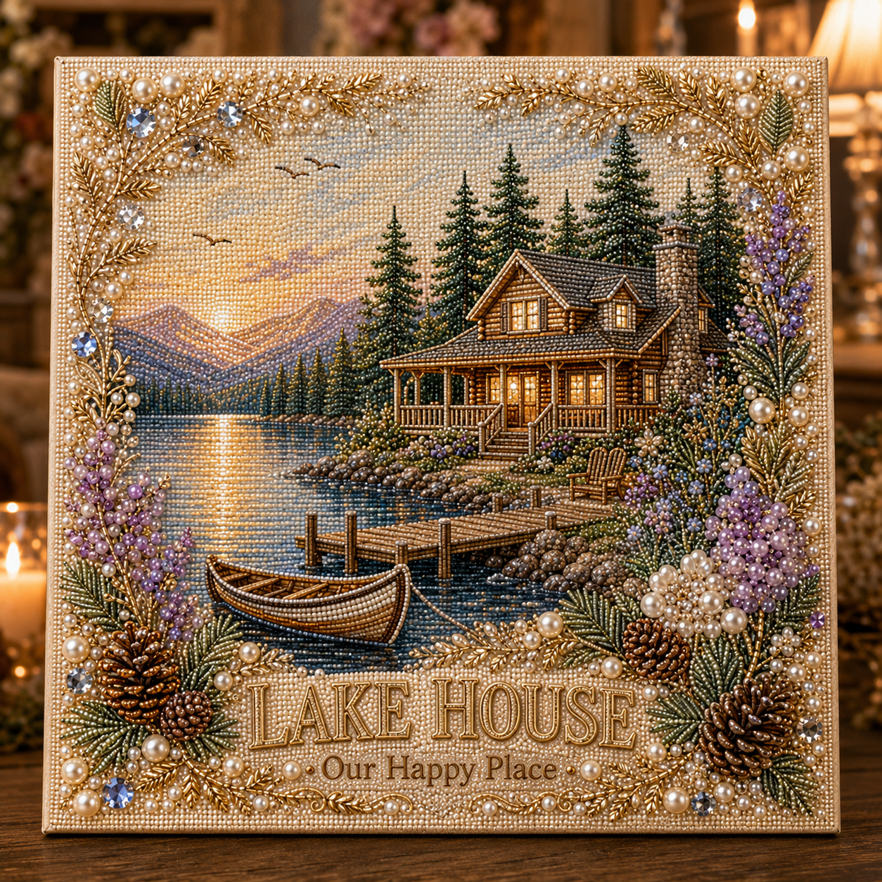 ✨ Pearl Art DIY Kit – American Memories Collection-HandPrint
