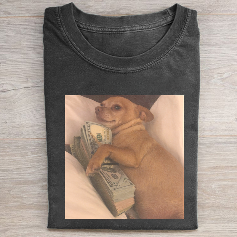 Funny Dog Meme T-shirt-NaturexCraft