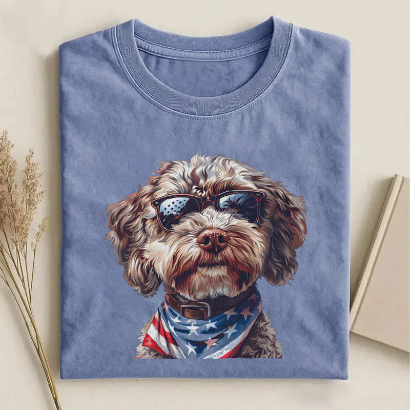 Patriotic Dog Breed T-shirt-NaturexCraft