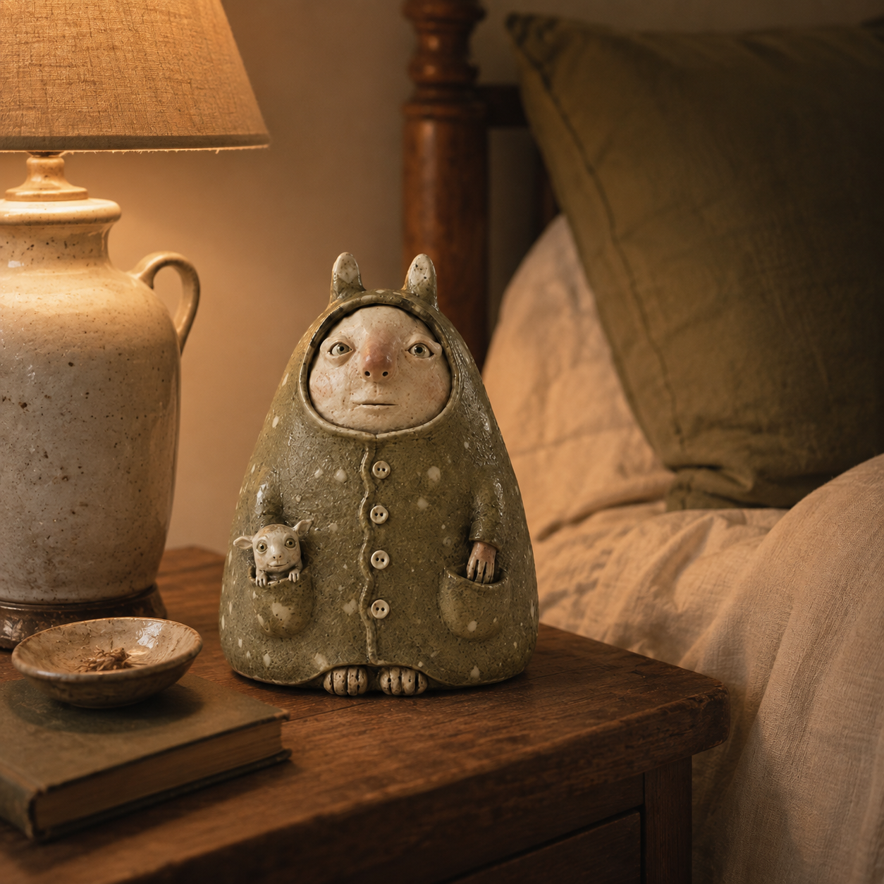 Whimsical Woodland Guardian Figurine-HandPrint