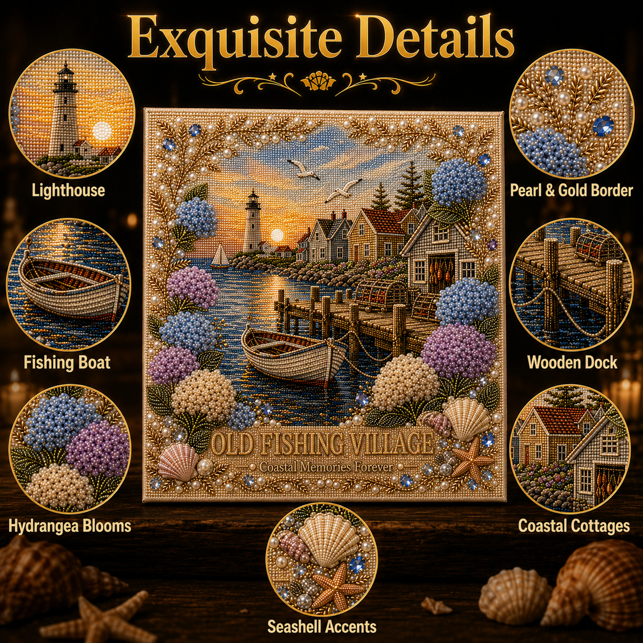 ✨ Pearl Art DIY Kit – American Memories Collection-HandPrint