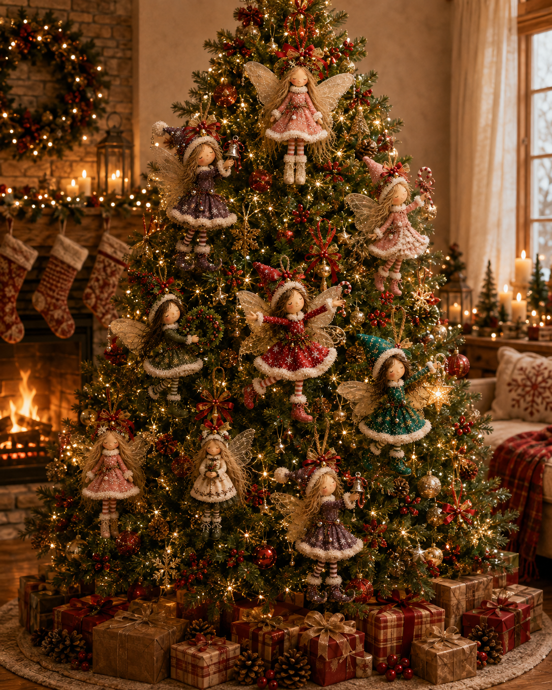 Enchanted Christmas Fairy Ornament Collection-HandPrint