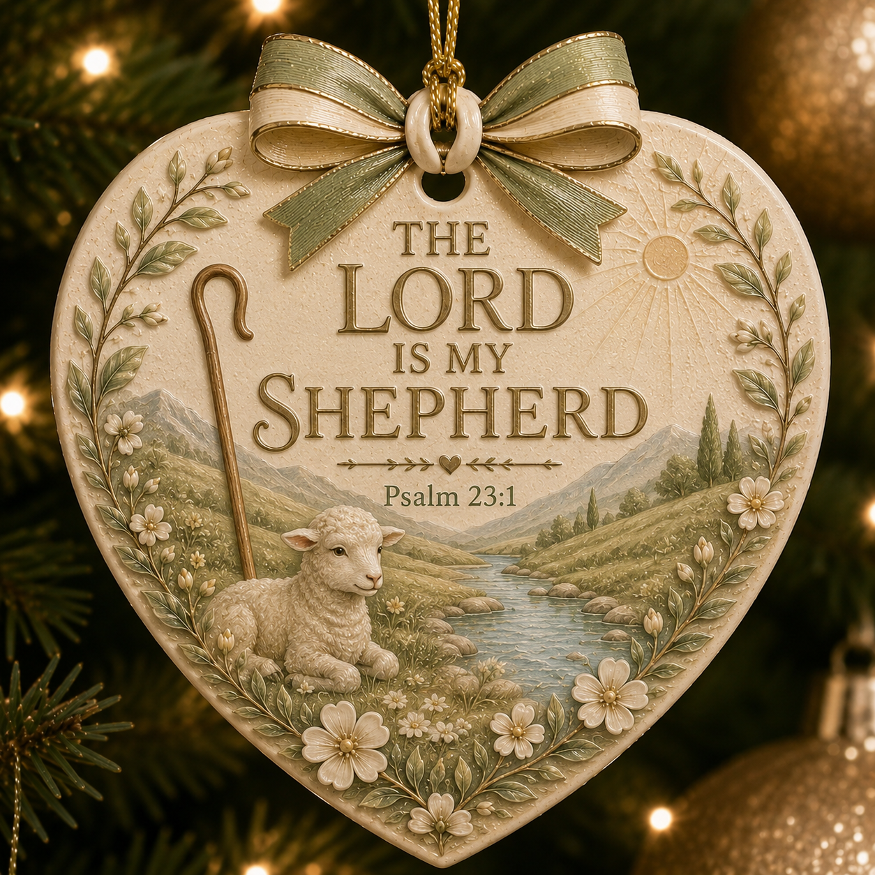 ✝️ Christian Faith x Christmas Ornament-HandPrint