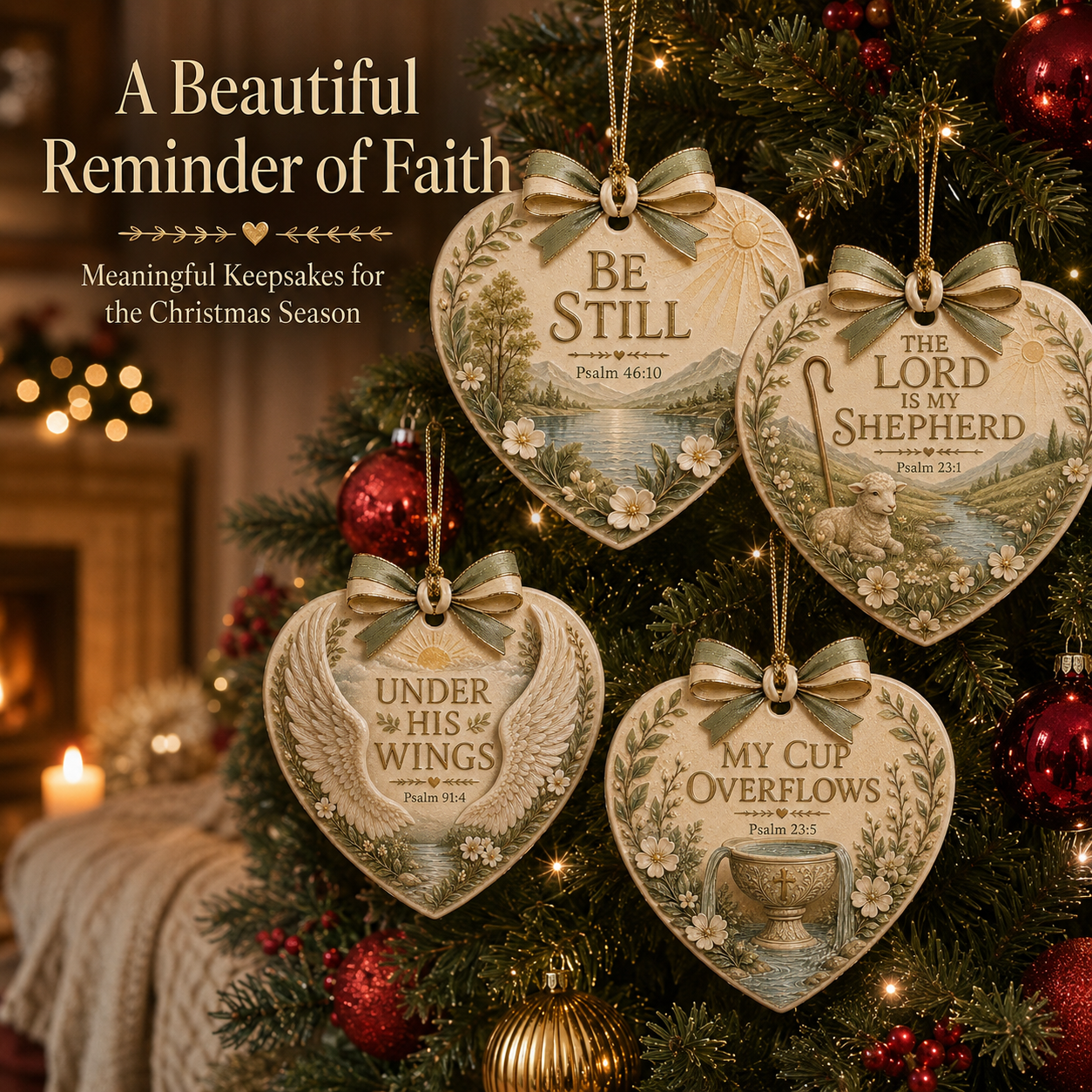 ✝️ Christian Faith x Christmas Ornament-HandPrint