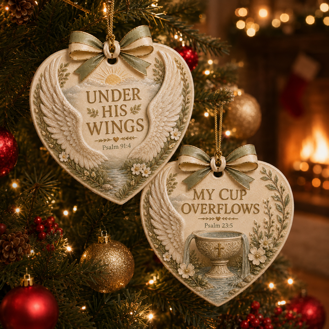 ✝️ Christian Faith x Christmas Ornament-HandPrint