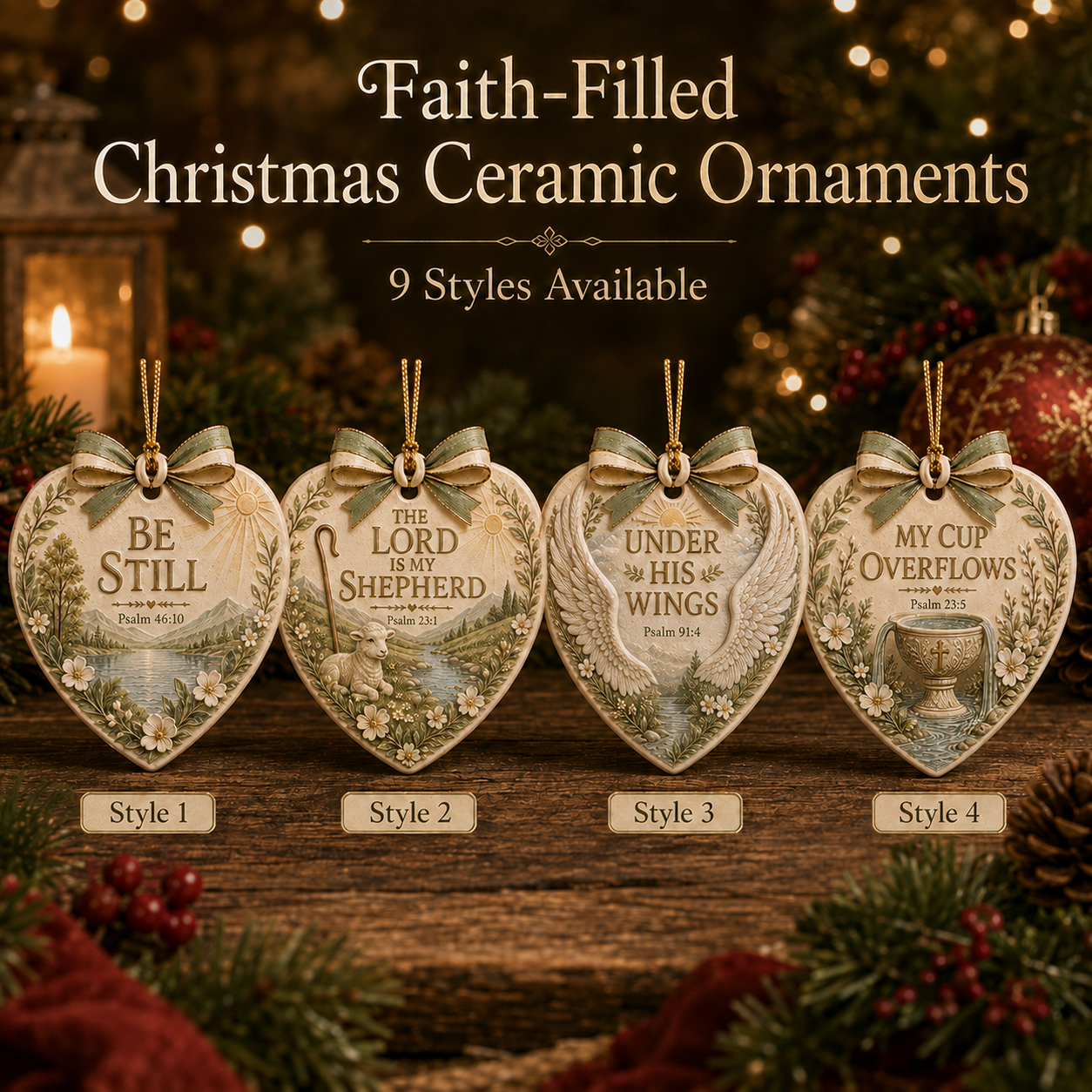 ✝️ Christian Faith x Christmas Ornament-HandPrint