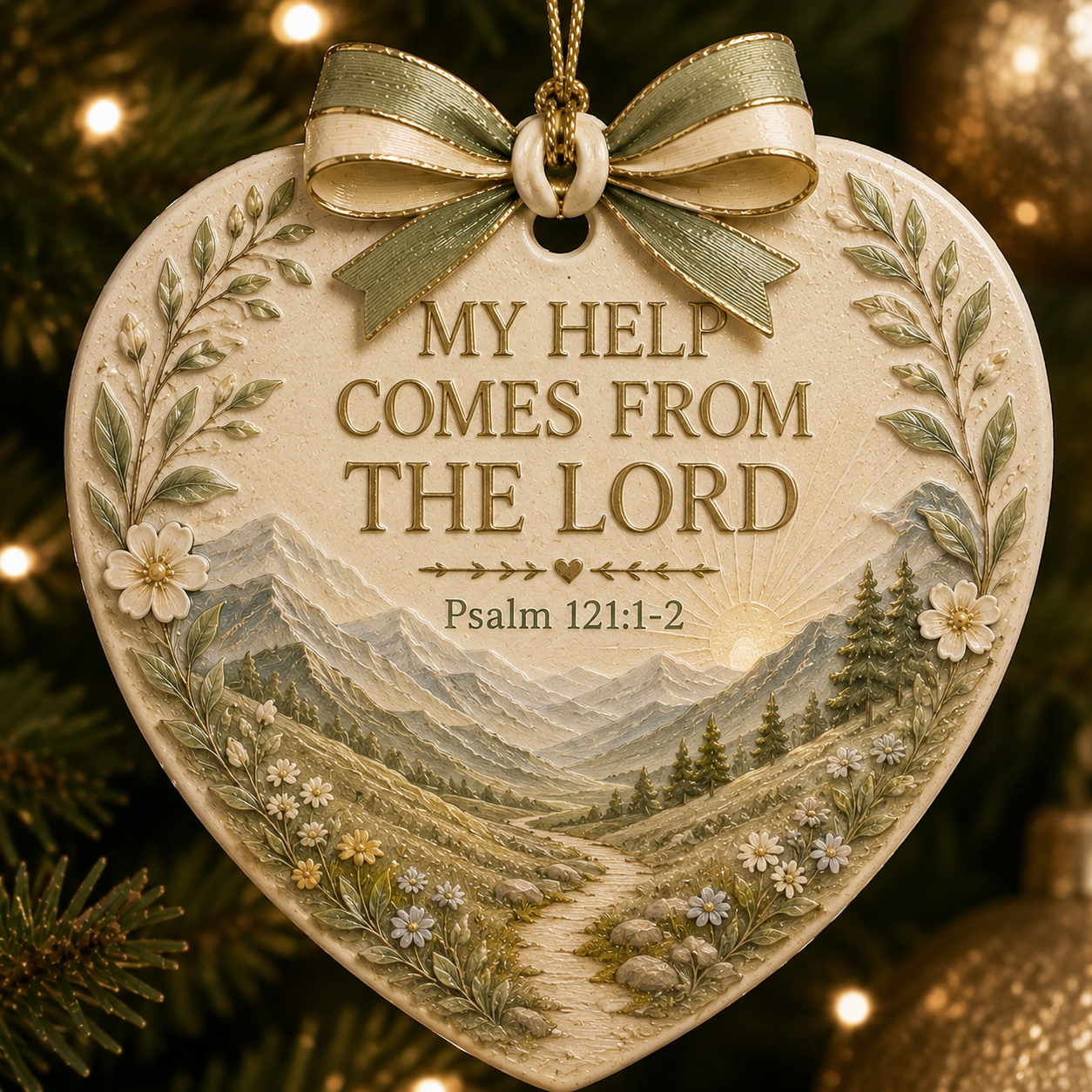 ✝️ Christian Faith x Christmas Ornament-HandPrint