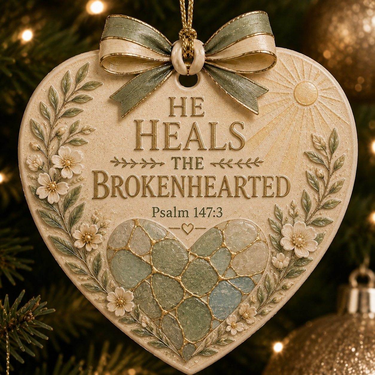 ✝️ Christian Faith x Christmas Ornament-HandPrint