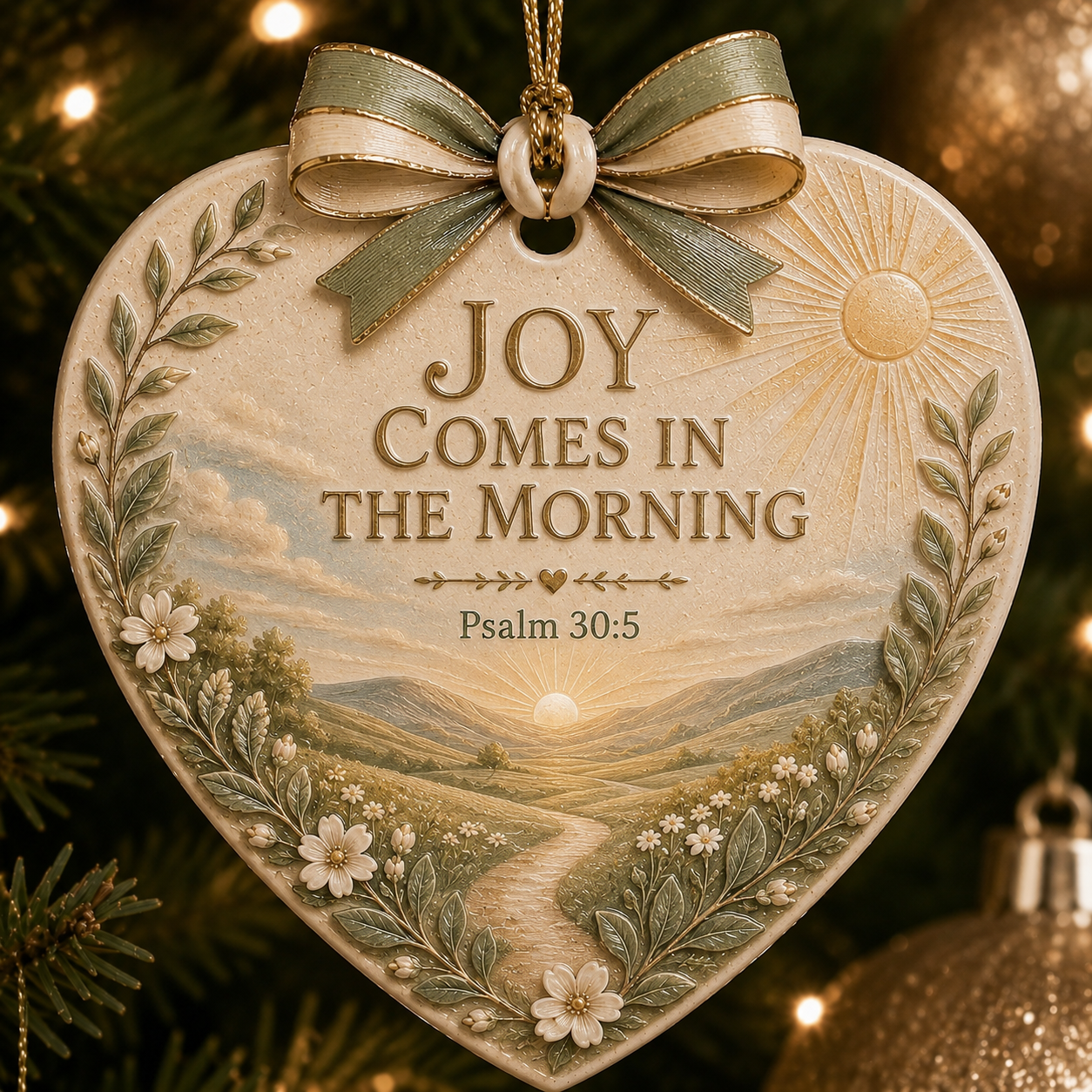 ✝️ Christian Faith x Christmas Ornament-HandPrint