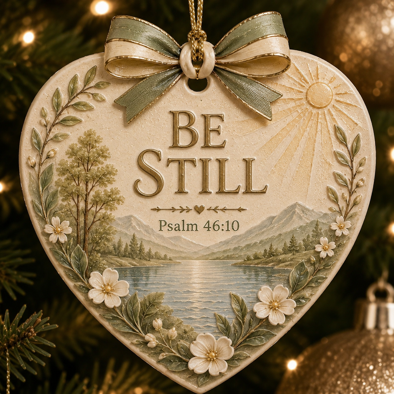 ✝️ Christian Faith x Christmas Ornament-HandPrint