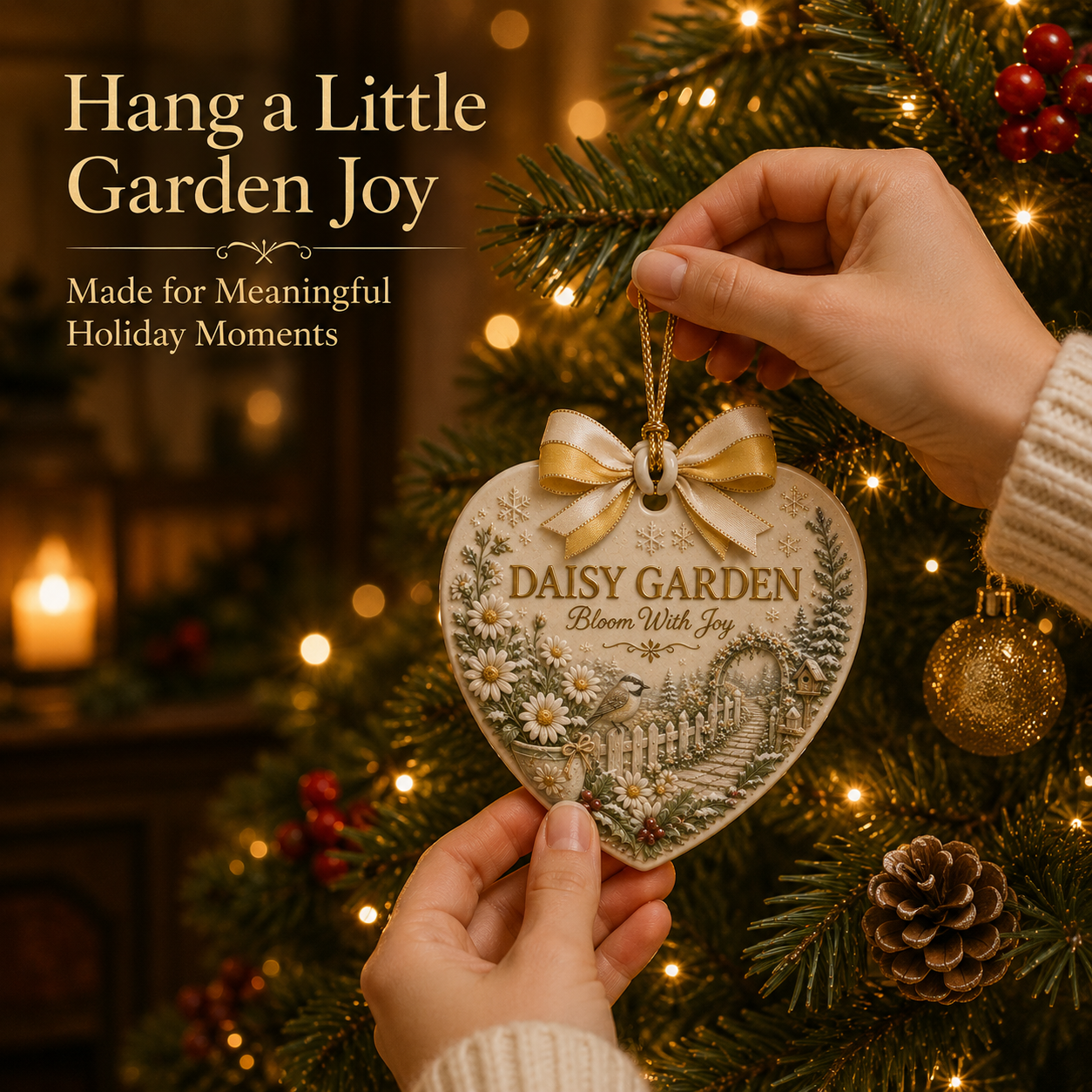 🎄 Garden Lovers x Christmas Ornament-HandPrint