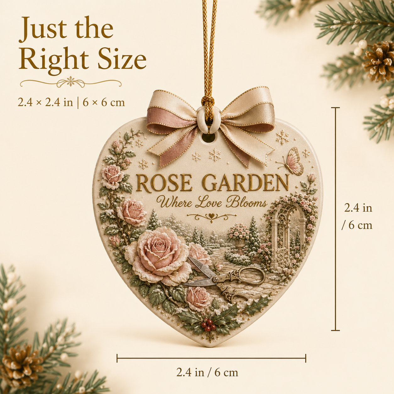 🎄 Garden Lovers x Christmas Ornament-HandPrint