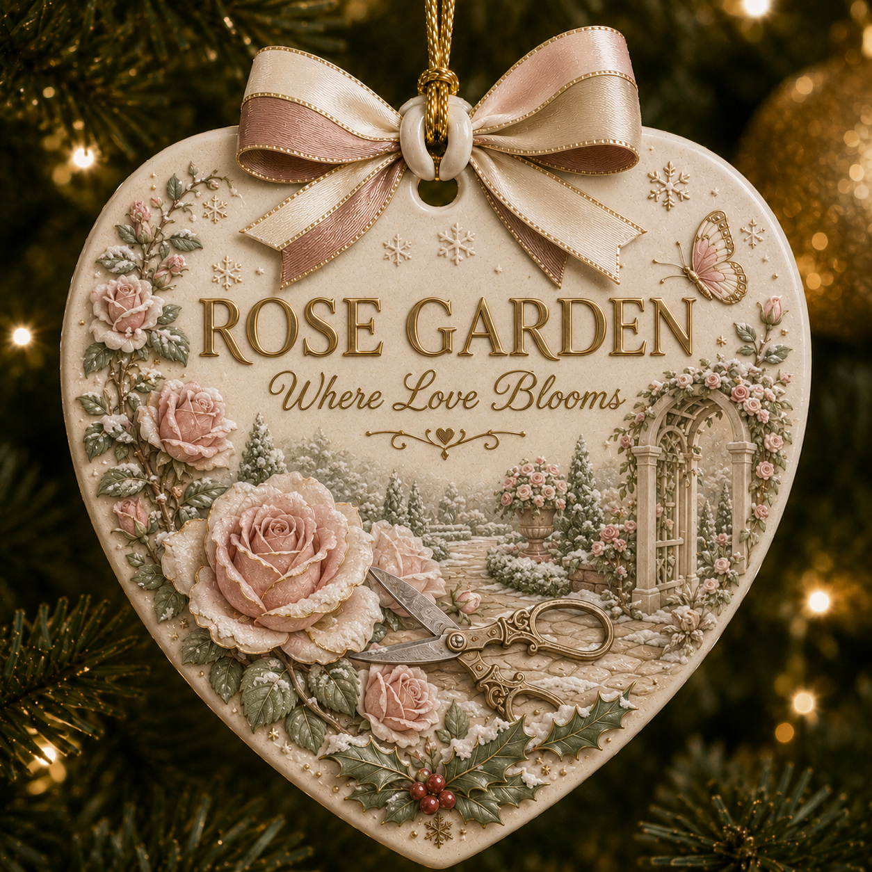 🎄 Garden Lovers x Christmas Ornament-HandPrint