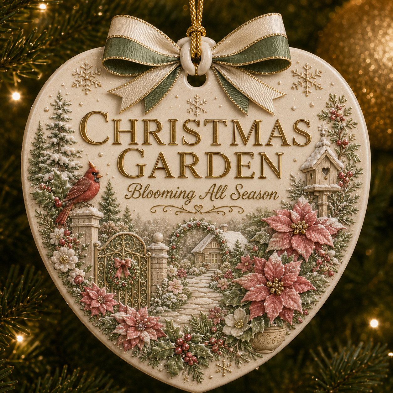 🎄 Garden Lovers x Christmas Ornament-HandPrint