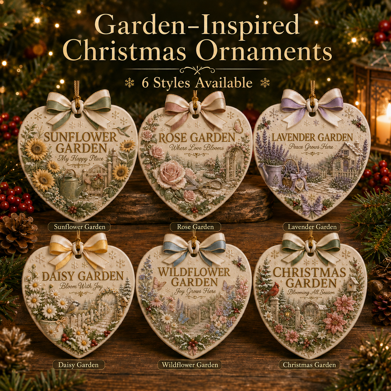 🎄 Garden Lovers x Christmas Ornament-HandPrint