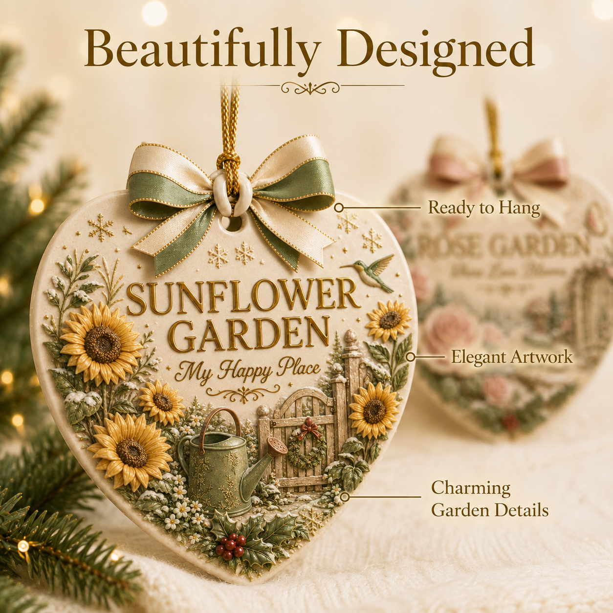 🎄 Garden Lovers x Christmas Ornament-HandPrint