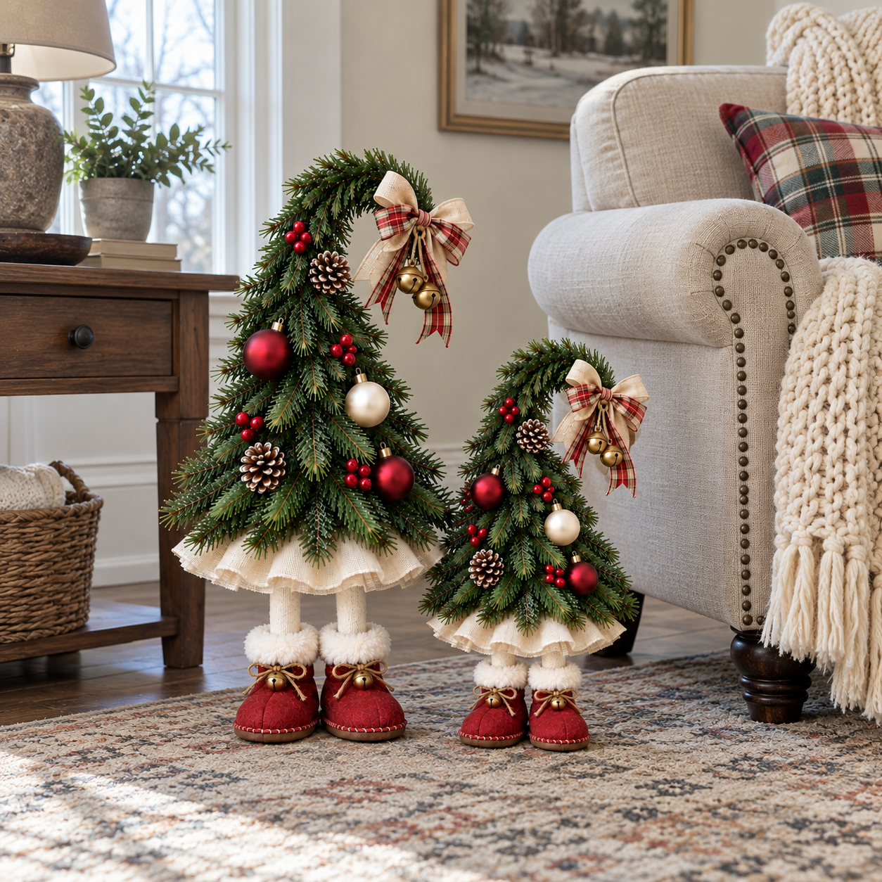 Whimsical Christmas Elf Tree Decor