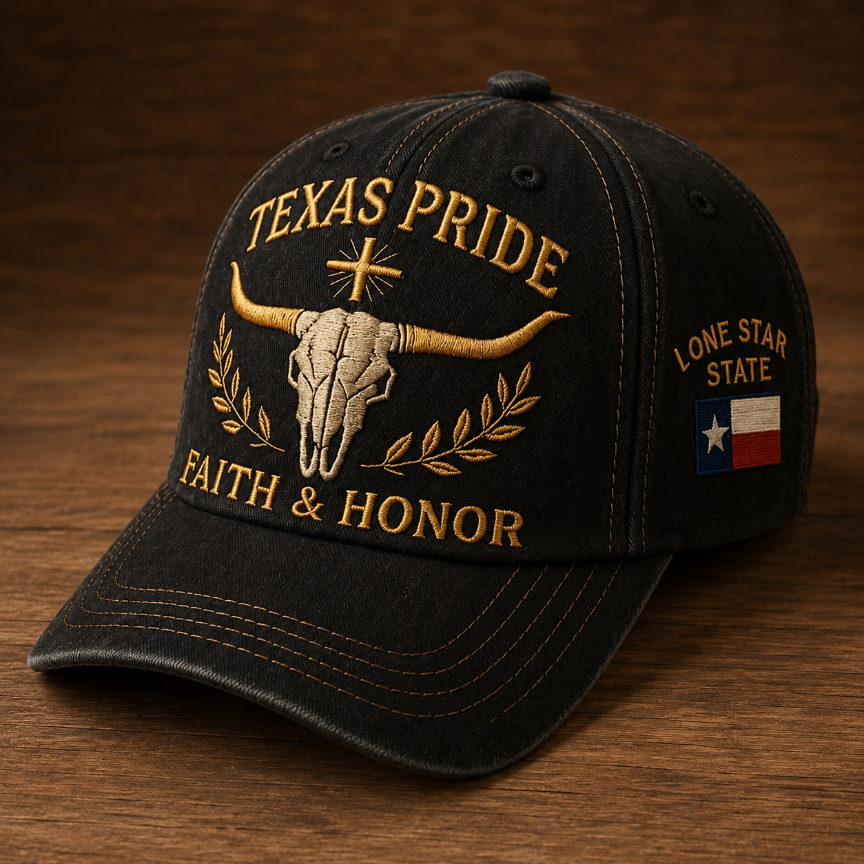 🔥LAST DAY 49% OFF -🤠Texas Pride Vintage Embroidered Cap-HandPrint