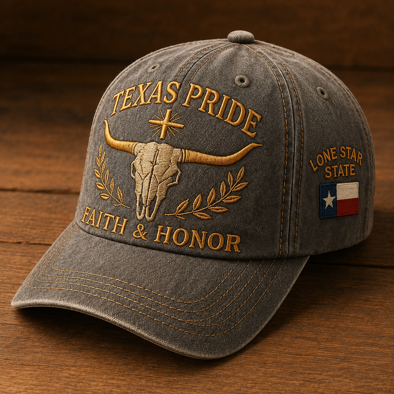 🔥LAST DAY 49% OFF -🤠Texas Pride Vintage Embroidered Cap-HandPrint