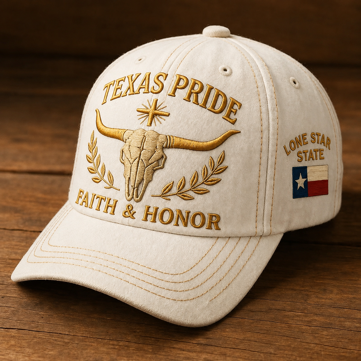 🔥LAST DAY 49% OFF -🤠Texas Pride Vintage Embroidered Cap-HandPrint