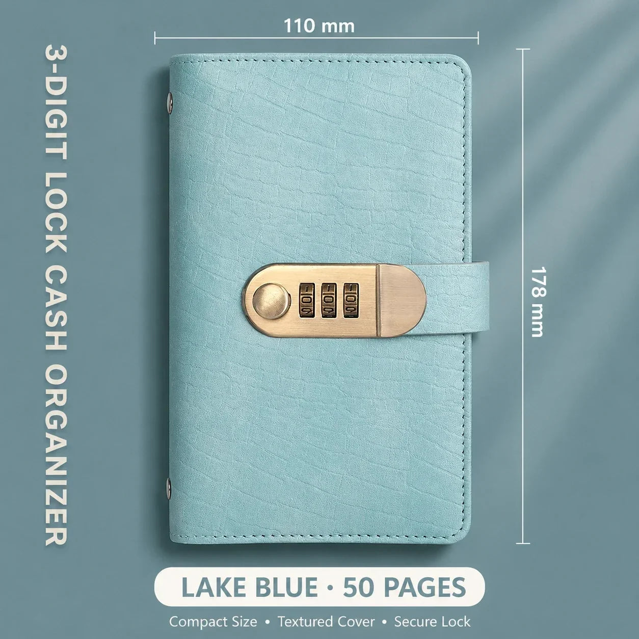 Locking Banknote Collection Booklet | Holds 100 Bills-HandPrint