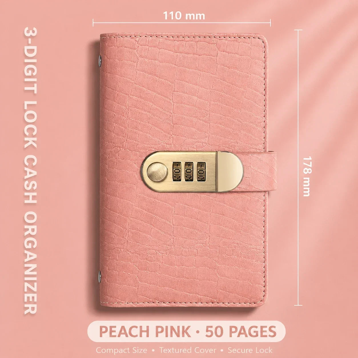 Locking Banknote Collection Booklet | Holds 100 Bills-HandPrint