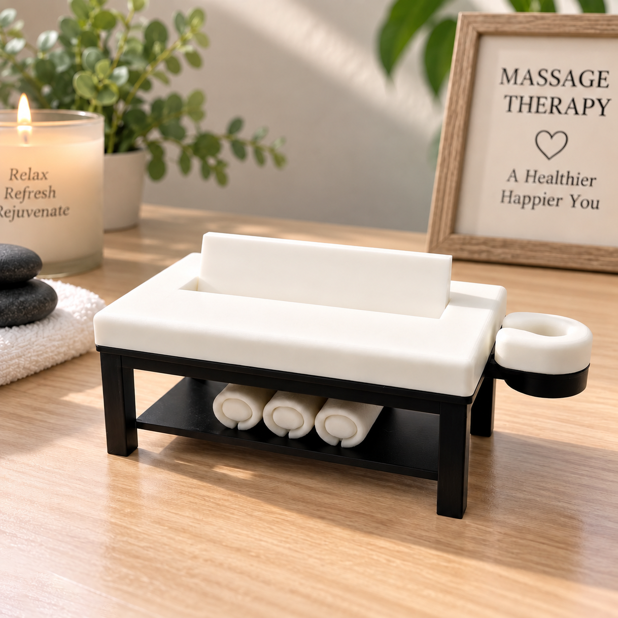 💆Last Day 60% OFF - Massage Table Business Card Holder-HandPrint