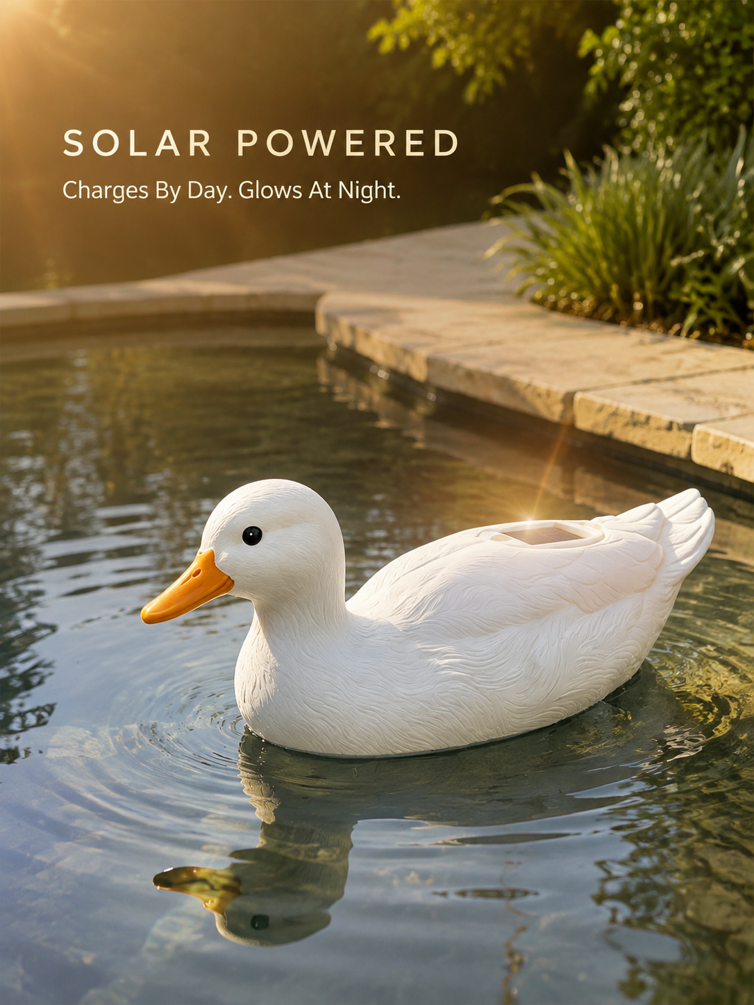 Floating Solar Pond Animal Light-HandPrint