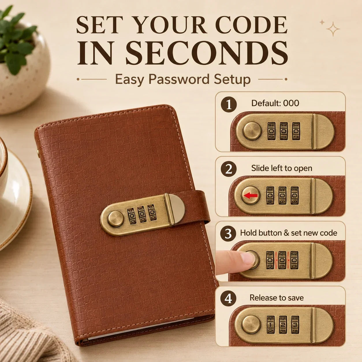 Locking Banknote Collection Booklet | Holds 100 Bills-HandPrint