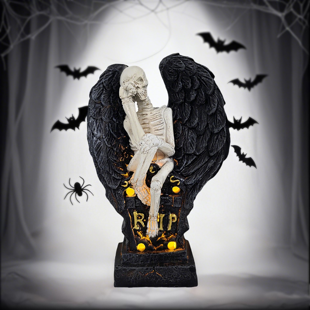 Halloween horror decorations with LED lights-HandPrint